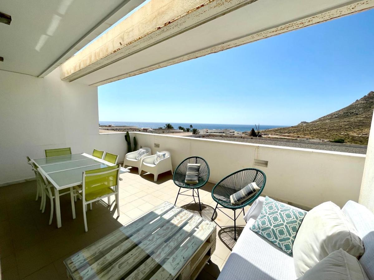 Moderno Apartamento Con Vistas Al Mar Las Negras Bagian luar foto