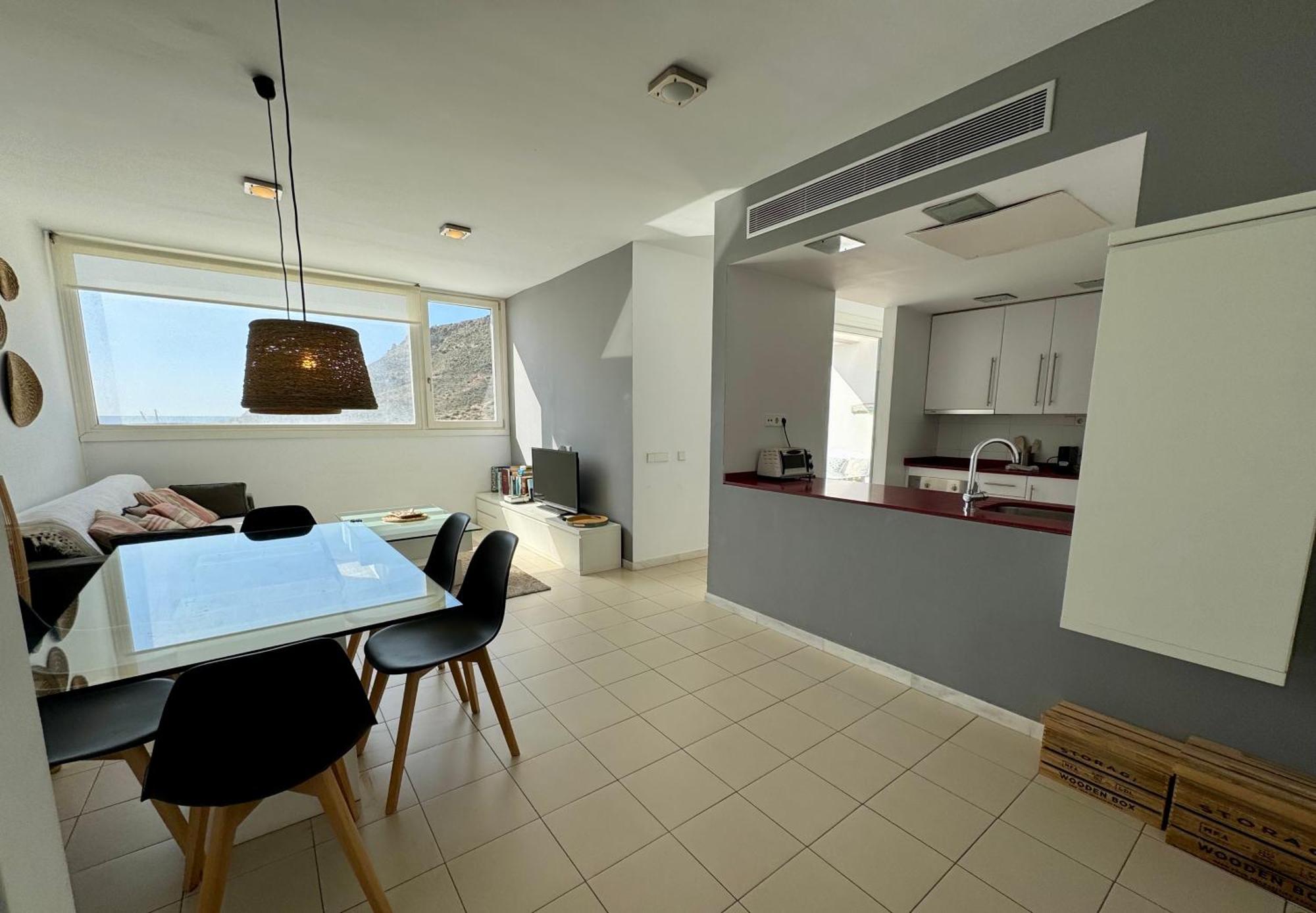 Moderno Apartamento Con Vistas Al Mar Las Negras Bagian luar foto