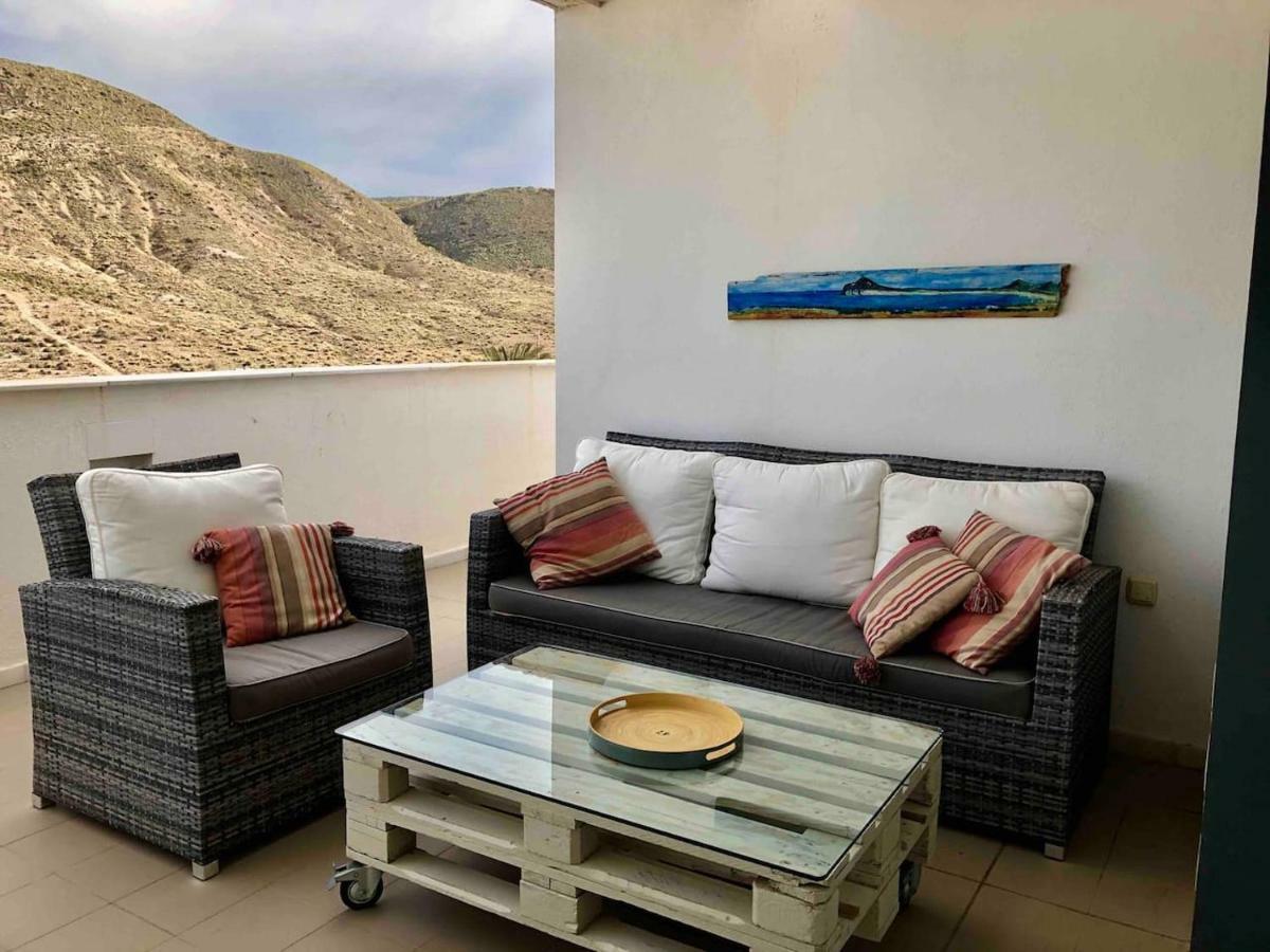 Moderno Apartamento Con Vistas Al Mar Las Negras Bagian luar foto